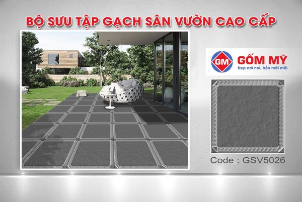 Gạch Lát Sân Vườn Gốm Mỹ GSV5026 tại Đà Nẵng