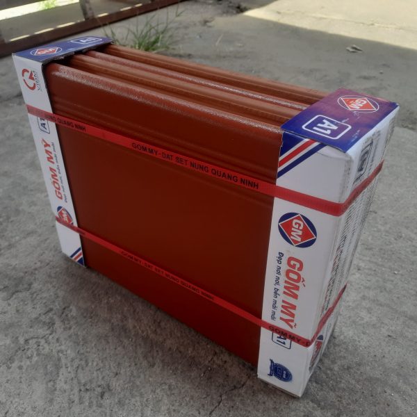 Gạch Bậc Thềm Đỏ Tráng Men 40x30 Gốm Mỹ