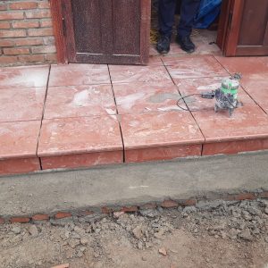 Gạch Bậc Thềm Đỏ Tráng Men 40x30 Gốm Mỹ