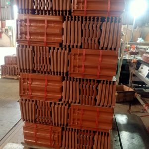 Ngói Euro Men Bóng Đỏ Gốm Mỹ NERMB01 A1