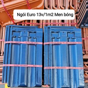 Ngói Euro Men Bóng Tím Than Gốm Mỹ NERMB11