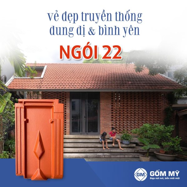 Ngói lợp Gốm Mỹ 22v/m2 tại Đà Nẵng
