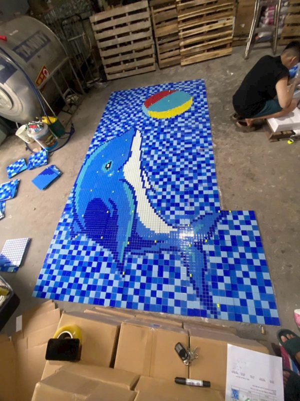 Gạch mosaic thủy tinh